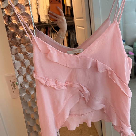 Mango Pink Chiffon Ruffle Too - Picture 11 of 11